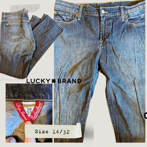 Lucky Brand Easy Rider Denim Jeans, Size 14